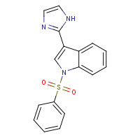 1332881-59-0 1-(benzenesulfonyl)-3-(1H-imidazol-2-yl)indole chemical structure