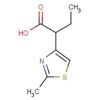 915030-49-8 2-(2-methyl-1,3-thiazol-4-yl)butanoic acid chemical structure