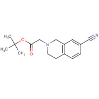1229608-53-0 tert-butyl 2-(7-cyano-3,4-dihydro-1H-isoquinolin-2-yl)acetate chemical structure