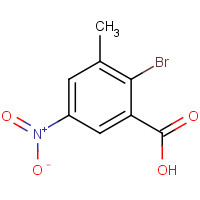 631911-95-0 2-bromo-3-methyl-5-nitrobenzoic acid chemical structure