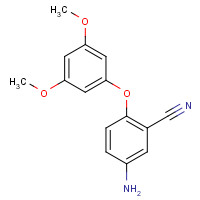 315226-81-4 5-amino-2-(3,5-dimethoxyphenoxy)benzonitrile chemical structure