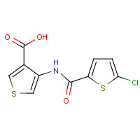 929214-73-3 4-[(5-chlorothiophene-2-carbonyl)amino]thiophene-3-carboxylic acid chemical structure