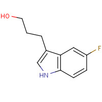 141071-80-9 3-(5-fluoro-1H-indol-3-yl)propan-1-ol chemical structure