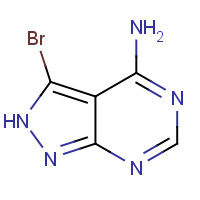 83255-86-1 3-bromo-2H-pyrazolo[3,4-d]pyrimidin-4-amine chemical structure