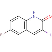 916429-27-1 6-bromo-3-iodo-1H-quinolin-2-one chemical structure