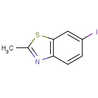 68867-20-9 6-iodo-2-methyl-1,3-benzothiazole chemical structure