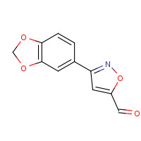 808739-26-6 3-(1,3-benzodioxol-5-yl)-1,2-oxazole-5-carbaldehyde chemical structure