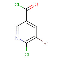 78686-84-7 5-bromo-6-chloropyridine-3-carbonyl chloride chemical structure
