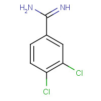 25412-64-0 3,4-dichlorobenzenecarboximidamide chemical structure