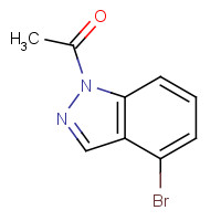 885698-70-4 1-(4-bromoindazol-1-yl)ethanone chemical structure