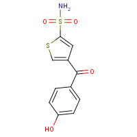 118993-57-0 4-(4-hydroxybenzoyl)thiophene-2-sulfonamide chemical structure