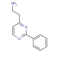 1272856-50-4 2-(2-phenylpyrimidin-4-yl)ethanamine chemical structure