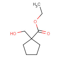 1075-82-7 ethyl 1-(hydroxymethyl)cyclopentane-1-carboxylate chemical structure