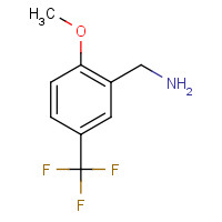 400771-42-8 [2-methoxy-5-(trifluoromethyl)phenyl]methanamine chemical structure