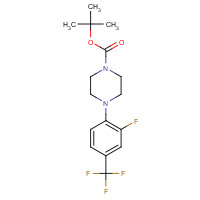 847547-01-7 tert-butyl 4-[2-fluoro-4-(trifluoromethyl)phenyl]piperazine-1-carboxylate chemical structure