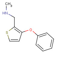 930111-14-1 N-methyl-1-(3-phenoxythiophen-2-yl)methanamine chemical structure
