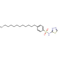1191951-57-1 4-dodecyl-N-(1,3,4-thiadiazol-2-yl)benzenesulfonamide chemical structure