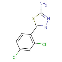 28004-63-9 5-(2,4-dichlorophenyl)-1,3,4-thiadiazol-2-amine chemical structure