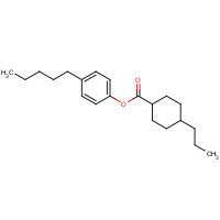 76025-60-0 (4-pentylphenyl) 4-propylcyclohexane-1-carboxylate chemical structure