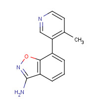 1428881-62-2 7-(4-methylpyridin-3-yl)-1,2-benzoxazol-3-amine chemical structure