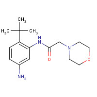 847695-69-6 N-(5-amino-2-tert-butylphenyl)-2-morpholin-4-ylacetamide chemical structure