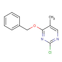 1366240-68-7 2-chloro-5-methyl-4-phenylmethoxypyrimidine chemical structure