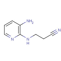 223377-07-9 3-[(3-aminopyridin-2-yl)amino]propanenitrile chemical structure