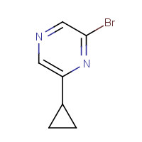 1086382-98-0 2-bromo-6-cyclopropylpyrazine chemical structure