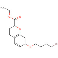 875455-41-7 ethyl 7-(4-bromobutoxy)-3,4-dihydro-2H-chromene-2-carboxylate chemical structure