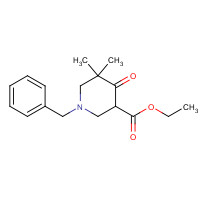 1073723-10-0 ethyl 1-benzyl-5,5-dimethyl-4-oxopiperidine-3-carboxylate chemical structure
