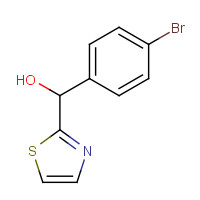 356552-30-2 (4-bromophenyl)-(1,3-thiazol-2-yl)methanol chemical structure