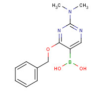 205672-21-5 [2-(dimethylamino)-4-phenylmethoxypyrimidin-5-yl]boronic acid chemical structure