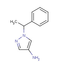 1240572-59-1 1-(1-phenylethyl)pyrazol-4-amine chemical structure