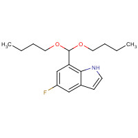 1021910-38-2 7-(dibutoxymethyl)-5-fluoro-1H-indole chemical structure