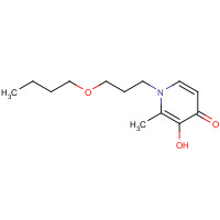 150455-58-6 1-(3-butoxypropyl)-3-hydroxy-2-methylpyridin-4-one chemical structure