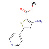 887247-25-8 methyl 3-amino-5-pyridin-4-ylthiophene-2-carboxylate chemical structure