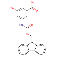 176442-21-0 3-(9H-fluoren-9-ylmethoxycarbonylamino)-5-hydroxybenzoic acid chemical structure