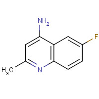 288151-49-5 6-fluoro-2-methylquinolin-4-amine chemical structure