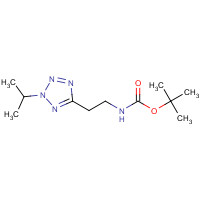 1244059-03-7 tert-butyl N-[2-(2-propan-2-yltetrazol-5-yl)ethyl]carbamate chemical structure