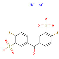 210531-45-6 disodium;2-fluoro-5-(4-fluoro-3-sulfonatobenzoyl)benzenesulfonate chemical structure
