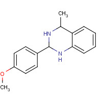 31402-72-9 2-(4-methoxyphenyl)-4-methyl-1,2,3,4-tetrahydroquinazoline chemical structure