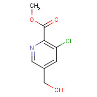 1198016-49-7 methyl 3-chloro-5-(hydroxymethyl)pyridine-2-carboxylate chemical structure