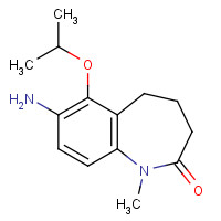 1462950-99-7 7-amino-1-methyl-6-propan-2-yloxy-4,5-dihydro-3H-1-benzazepin-2-one chemical structure