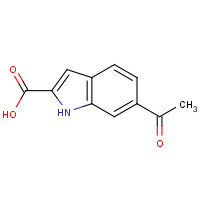 81223-71-4 6-acetyl-1H-indole-2-carboxylic acid chemical structure