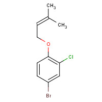 1350761-31-7 4-bromo-2-chloro-1-(3-methylbut-2-enoxy)benzene chemical structure
