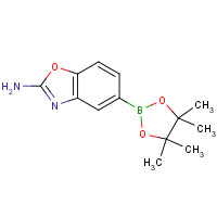 1224844-66-9 5-(4,4,5,5-tetramethyl-1,3,2-dioxaborolan-2-yl)-1,3-benzoxazol-2-amine chemical structure