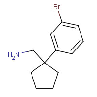 1098349-33-7 [1-(3-bromophenyl)cyclopentyl]methanamine chemical structure