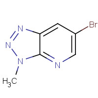 1257554-00-9 6-bromo-3-methyltriazolo[4,5-b]pyridine chemical structure