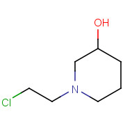 1247531-29-8 1-(2-chloroethyl)piperidin-3-ol chemical structure