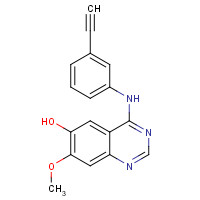 905306-05-0 4-(3-ethynylanilino)-7-methoxyquinazolin-6-ol chemical structure